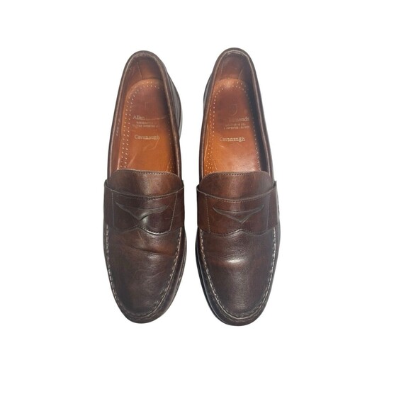 Allen Edmonds Cavanaugh Leather Penny Loafers Men’s Size 11 B Coffee Brown 50023 main image 7